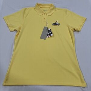 Women's Myrtle Beach Pelicans Polo Medium Vansport New With Tags Yellow‎
